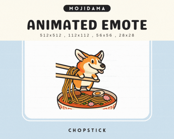 Corgi Chopstick Emotes