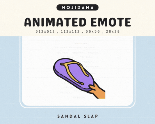 Cat Orange Sandal Slap Emotes