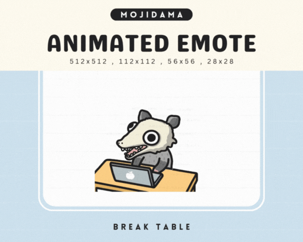 Possum Break Table Emotes