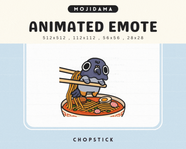 Pigeon Chopstick Emotes