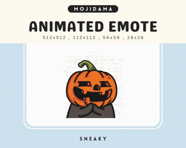 Pumpkin Sneaky Emotes
