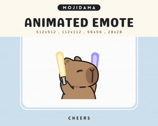 Capybara Cheers Emotes
