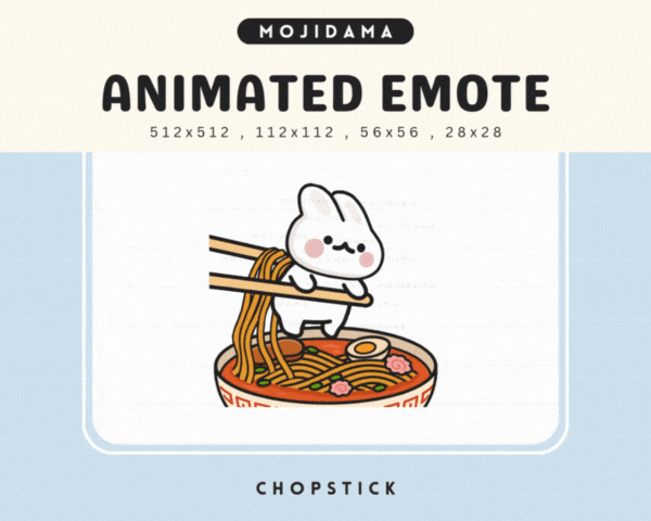 Bunny Chopstick Emotes