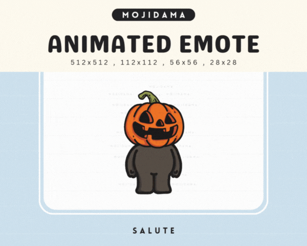 Pumpkin Salute Emotes