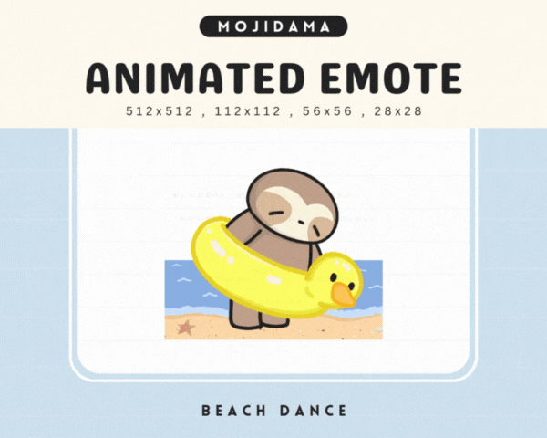 Sloth Beach Dance Emotes