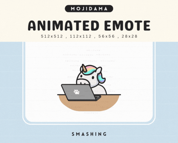 Unicorn Smashing Emotes