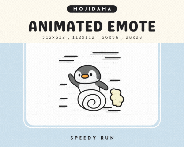 Penguin Speedy Run Emotes