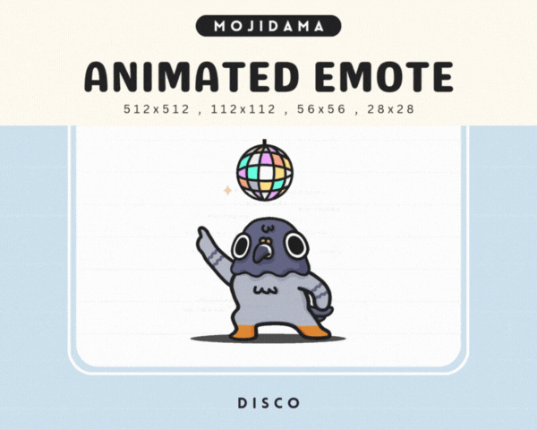 Pigeon Disco Emotes
