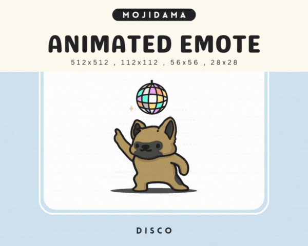 German Shepherd Disco Emotes