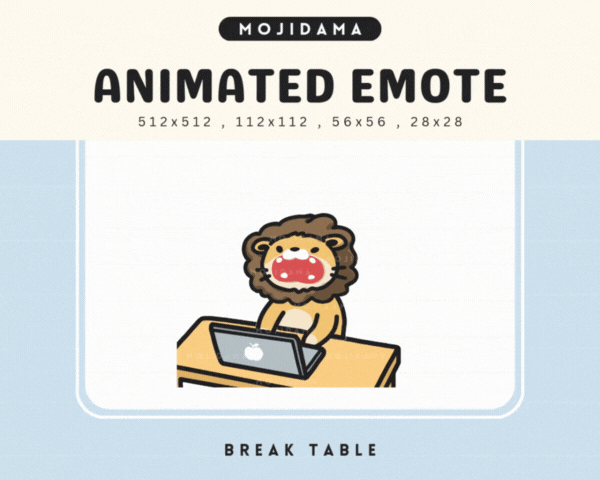 Lion Break Table Emotes