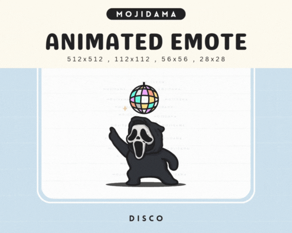 Cute Ghost Disco Emotes