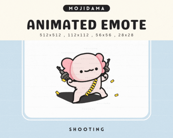 Axolotl Shooting Emotes