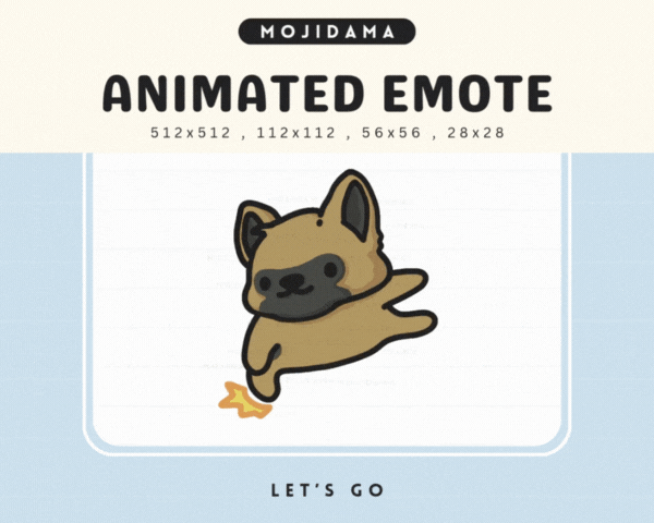 German Shepherd Lets Go Emotes