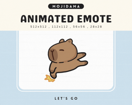 Capybara Lets Go Emotes