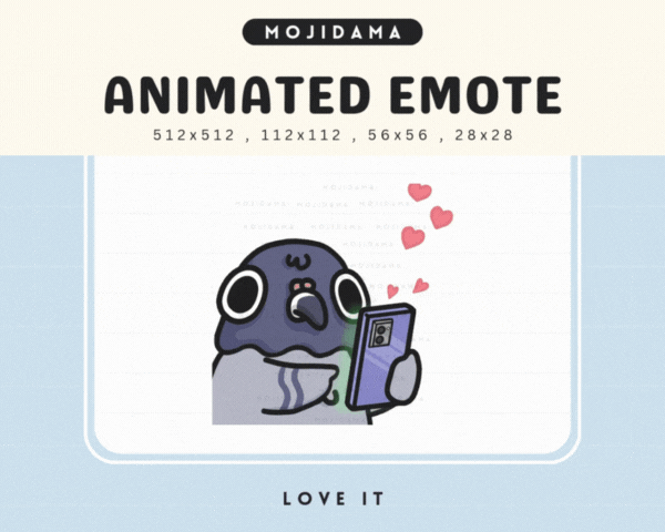 Pigeon Love It Emotes