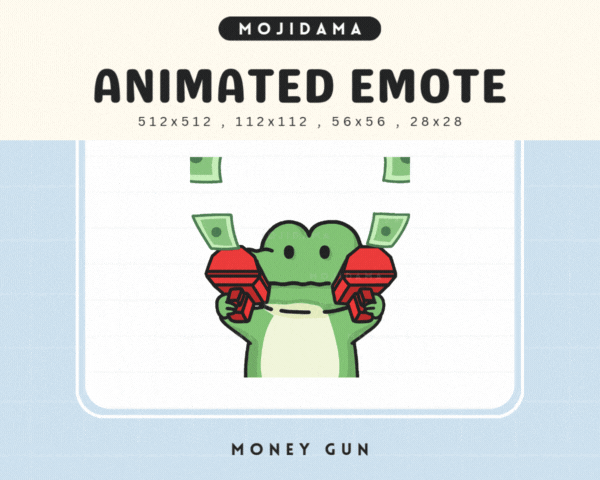Croco Money Gun Emotes