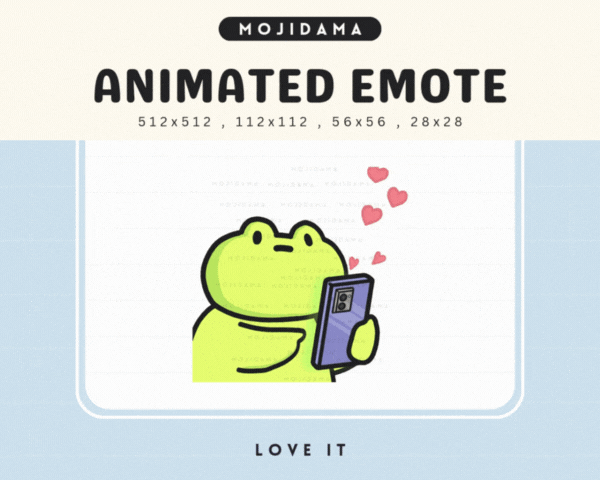 Frog Love It Emotes