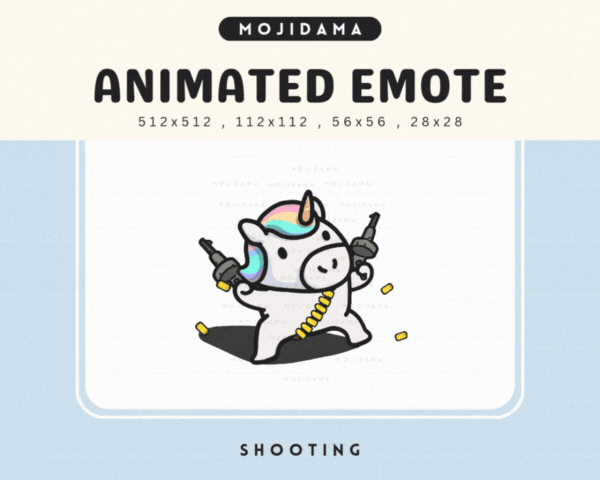 Unicorn Shooting Emotes