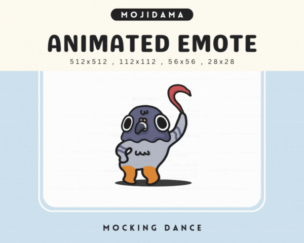 Pigeon Mocking Dance Emotes