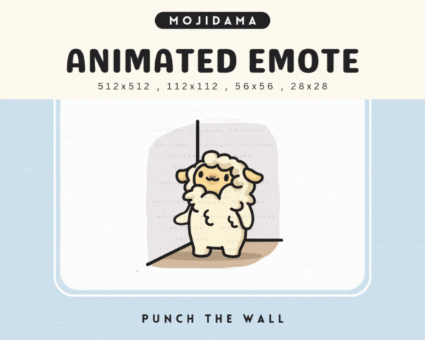 Sheep Punch Wall Emotes
