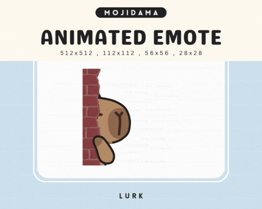 Capybara Lurk Emotes