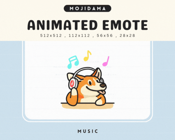 Corgi Music Emotes