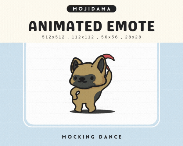 German Shepherd Mocking Dance Emotes
