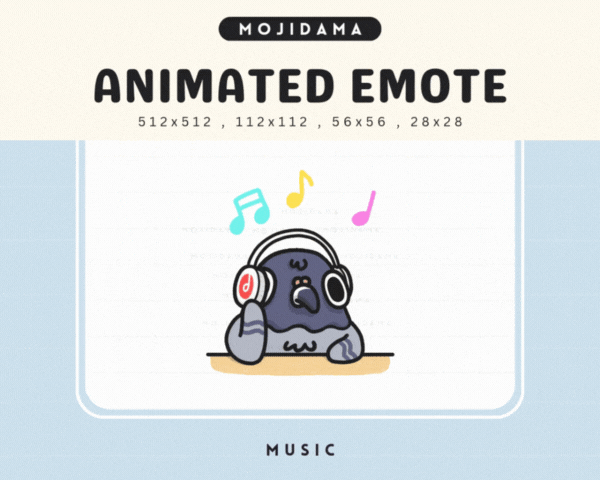 Pigeon Music Emotes