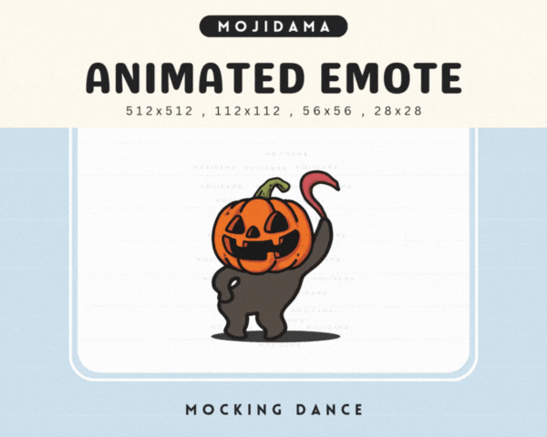 Pumpkin Mocking Dance Emotes