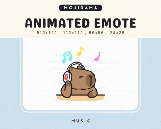 Capybara Music Emotes