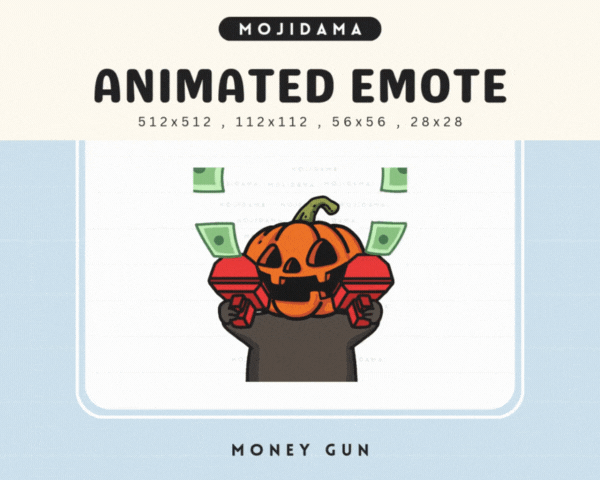 Pumpkin Money Gun Emotes