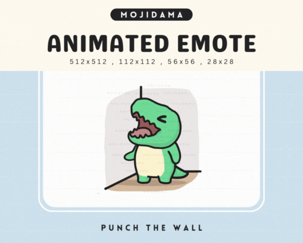 T-Rex Punch Wall Emotes