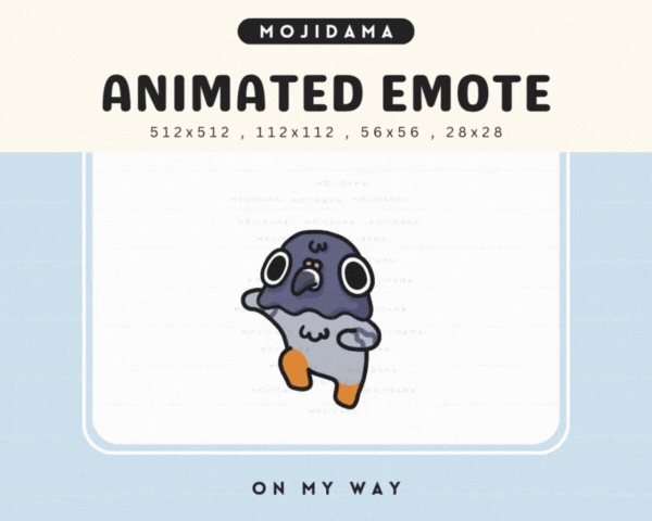 Pigeon On My Way Emotes