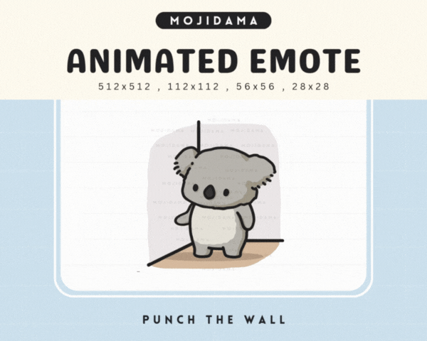 Koala Punch Wall Emotes