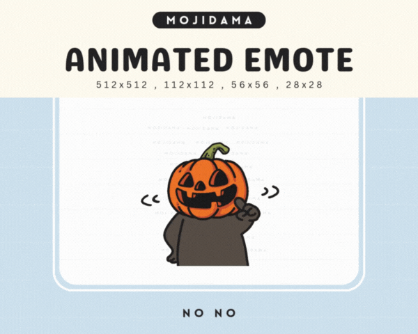 Pumpkin No No Emotes