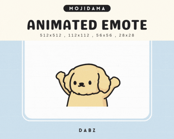 Golden Retriever Dabz Emotes