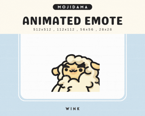 Sheep Wink Emotes