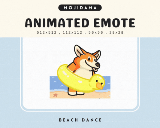 Corgi Beach Dance Emotes