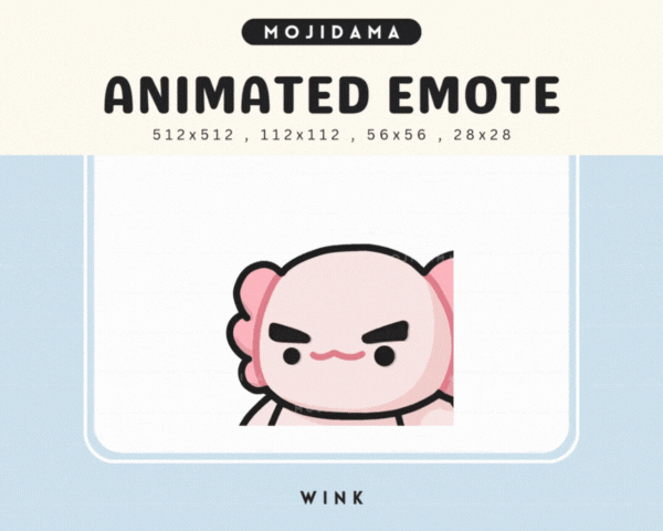 Axolotl Wink Emotes