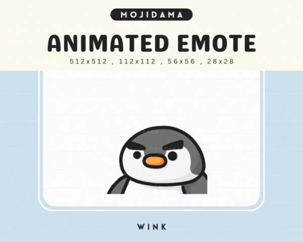 Penguin Wink Emotes
