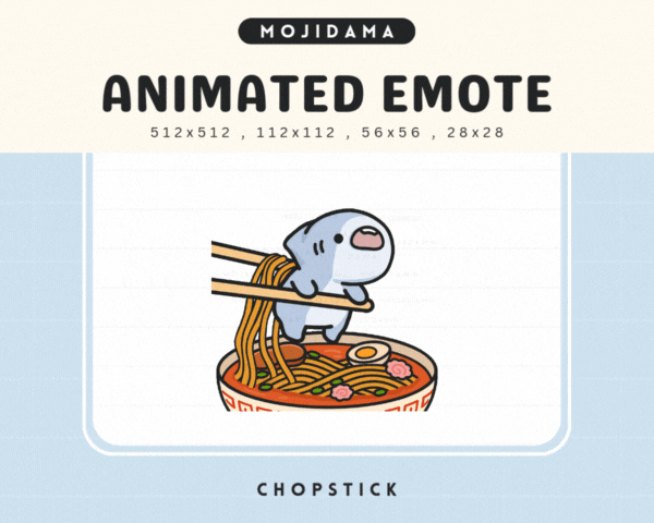 Shark Chopstick Emotes