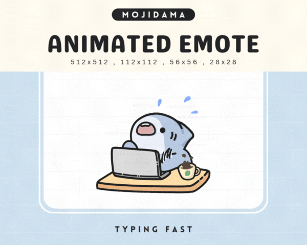 Shark Typing Fast Emotes