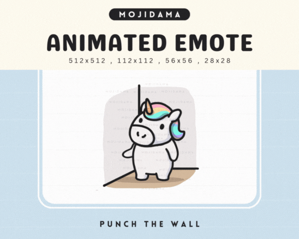 Unicorn Punch Wall Emotes