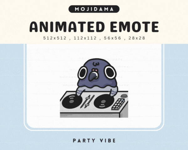 Pigeon Party Vibes Emotes