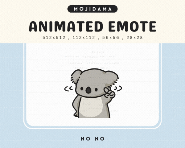 Koala No No Emotes