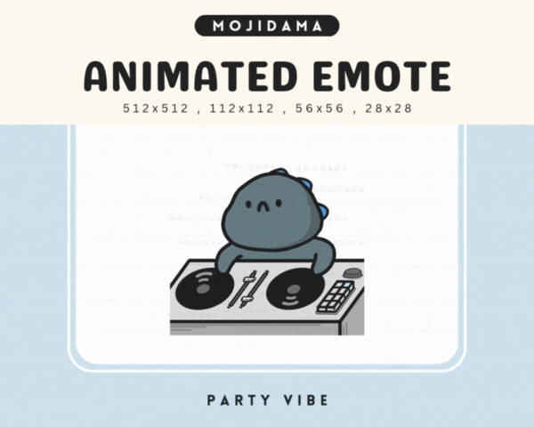 Godzilla Party Vibes Emotes