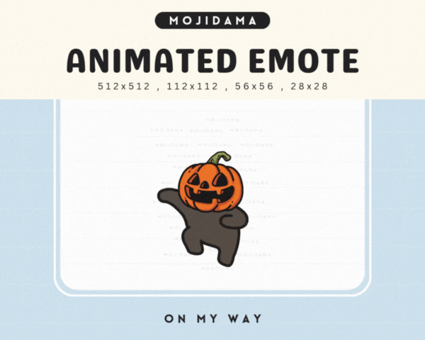 Pumpkin On My Way Emotes