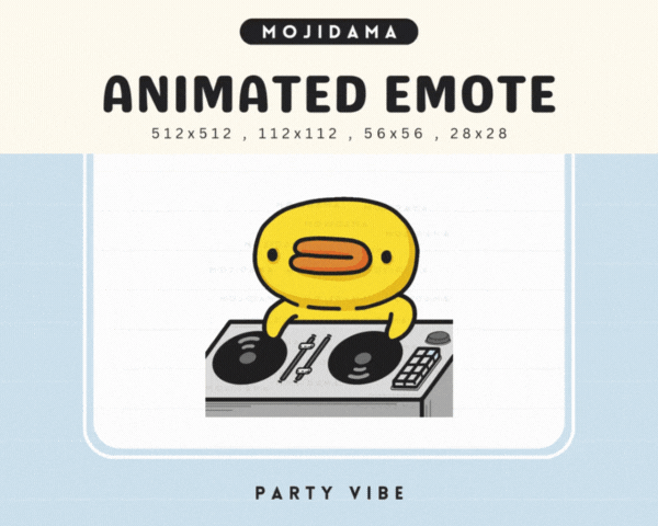 Duck Party Vibes Emotes