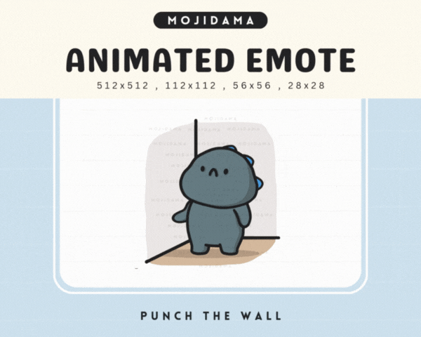 Godzilla Punch Wall Emotes