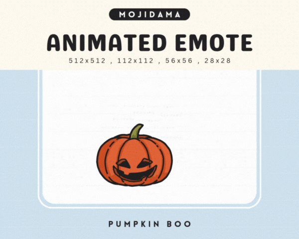 Alpaca Pumpkin Boo Emotes